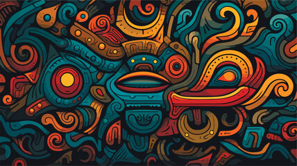 Abstract beautiful colored vector patterns. Seamless pattern background.