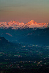 Fototapeta premium Massif du mont blanc 