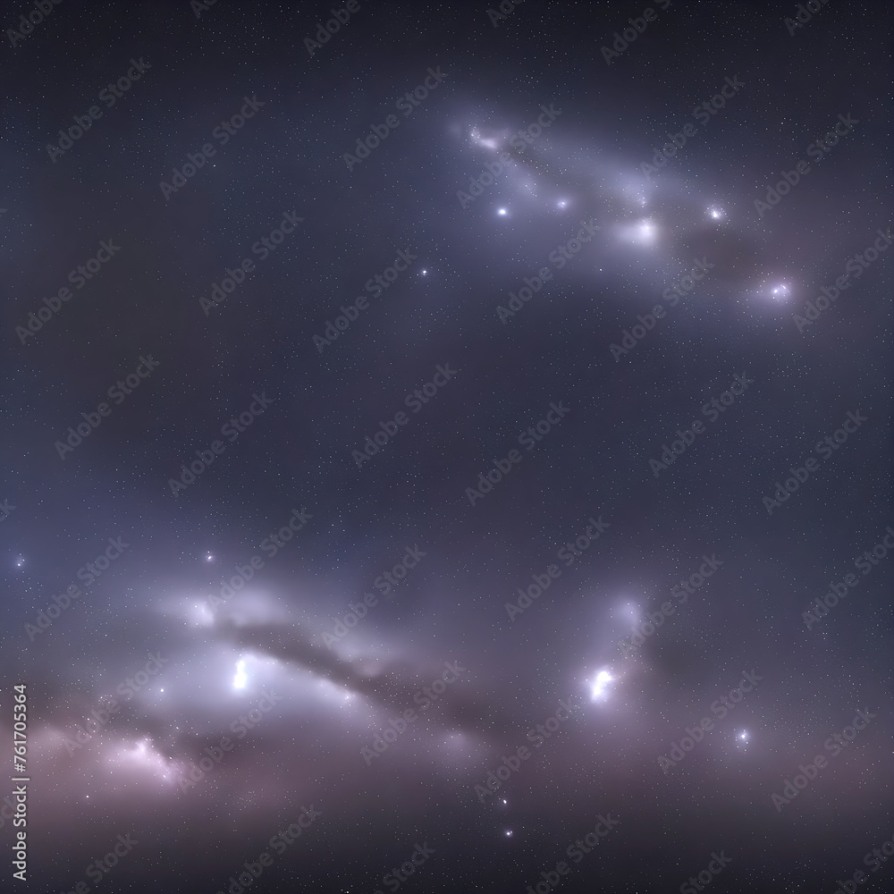 Canvas Prints universe stars ia generative