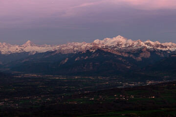 Massif du mont blanc