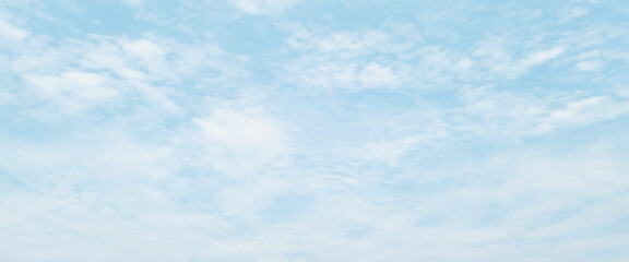Natural and cloudy fresh blue sky background. Natural sky beautiful blue and white texture background. blue sky with cloud. sky with white clouds as background or texture - obrazy, fototapety, plakaty