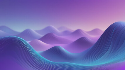 Naklejka premium abstract purple waves background