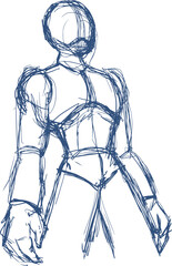 Design of body sketch
