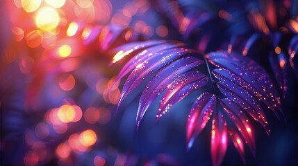 Close Up of Purple Plant With Water Droplets - obrazy, fototapety, plakaty