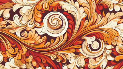 Abstract beautiful colored vector patterns. Seamless pattern background.