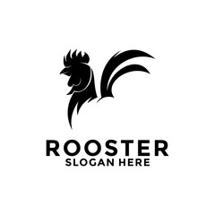 Roster or Chicken logo icon, Abstract Rooster Logo Vector Template Design