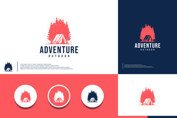 campground logo , adventure , logo design inspiration.