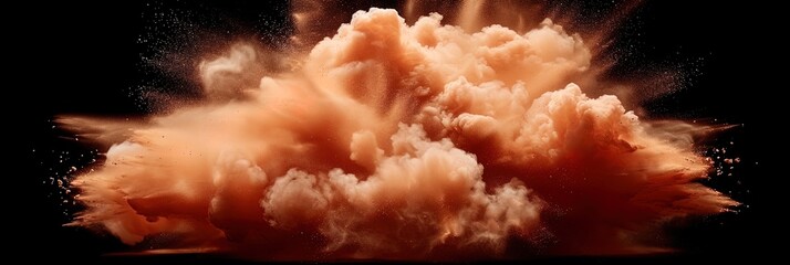 Explosive energy of fireball radiates heat and light - obrazy, fototapety, plakaty