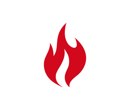 Creative Abstract Fire Flame design logo