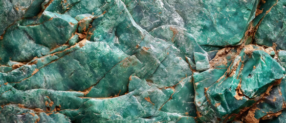 extreme close up texture of granite with emerald viens