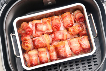 bacon roll fried in air fryer