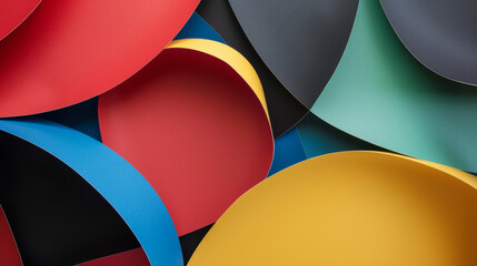 Colorful background paper art wallpaper. 