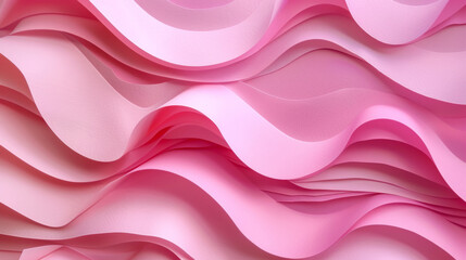 Pink background paper art wallpaper.