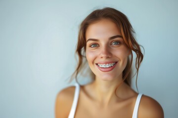 Bright Smile with Braces - 761720580