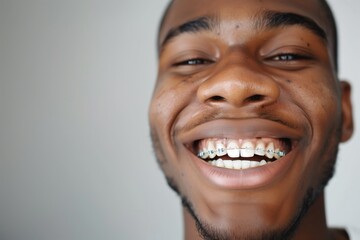 Infectious Laughter and Braces - obrazy, fototapety, plakaty