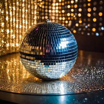 Boule &agrave; Facette avec &Eacute;tain &Eacute;tincelant