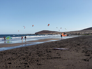 El Medano windsurf and kite-surf area