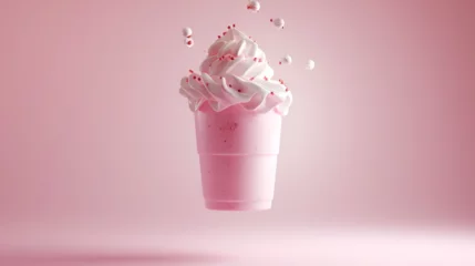 Selbstklebende Fototapeten summer milk shake © PatternHousePk