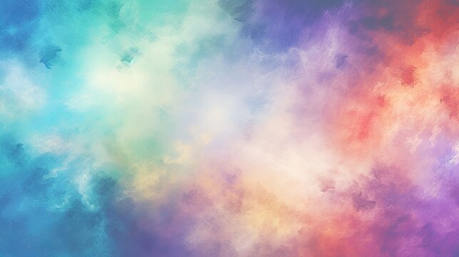 Smoke rainbow galaxy background illustration