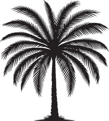 Palm Tree Silhouettes Palm EPS Vector Palm Tree Clipart	
