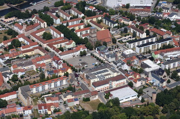 Hansestadt Anklam, Stadtzentrum mit Markt 2018