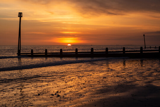 Rustington Beach Sunset