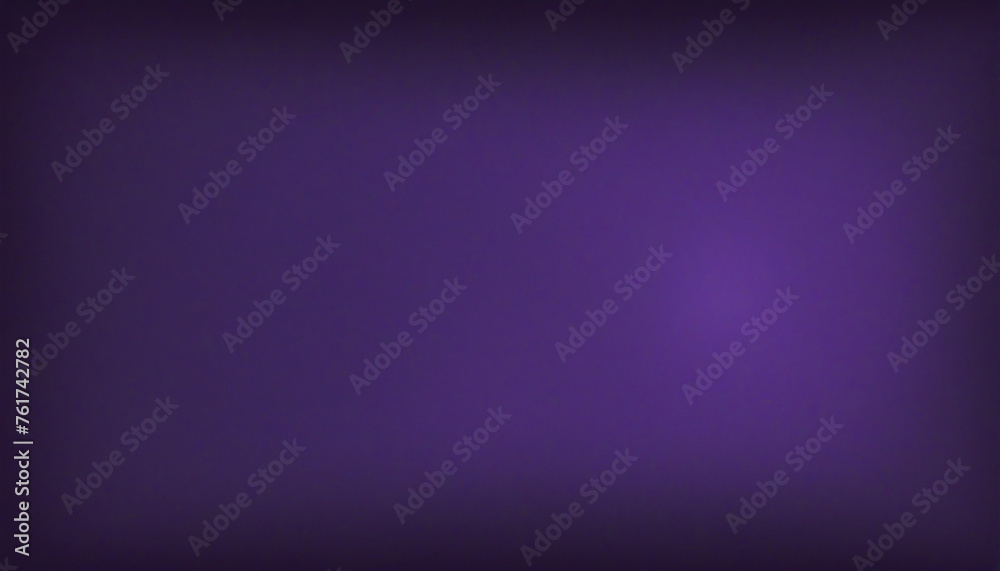 Wall mural indigo purple background dark blurred gradient color noise texture effect, web banner header backdro