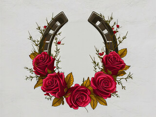 Horse Racing Background Graphics Template