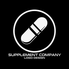 Supplement Company Vector Logo Design