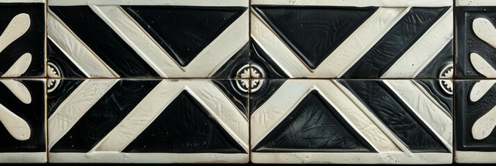 Detail of a typical tiles.
