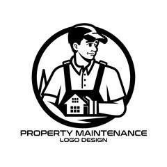 Property Maintenance Vector Logo Design