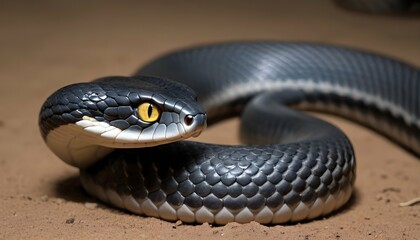 A Cobra With Mesmerizing Eyes Captivating Its Prey