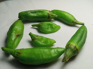 Nature's bounty, the vibrant hues of green chili, and its flavorful expression. This fresh green...