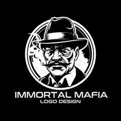 Immortal Mafia Vector Logo Design