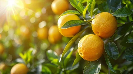 Fotobehang Fresh citrus fragrance for a burst of energy © Premreuthai