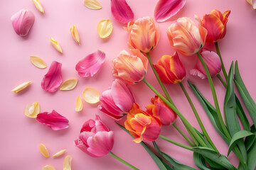 Elegant Tulips: Spring's Vibrant Colors