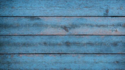Fototapeta premium Aged blue timber panels showing a rustic texture 