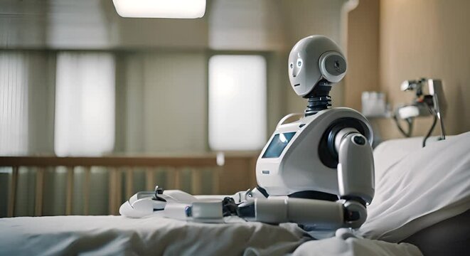 Robot in the hospital.