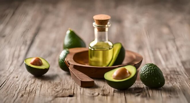 Avocado essential oil.
