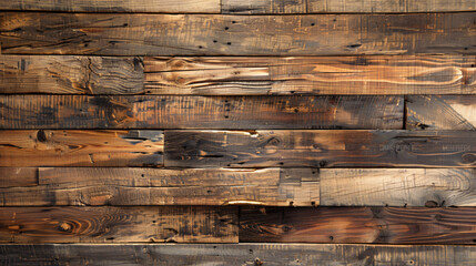 image of a wooden wall with a weathered texture, featuring knots, grain patterns, and natural imperfections