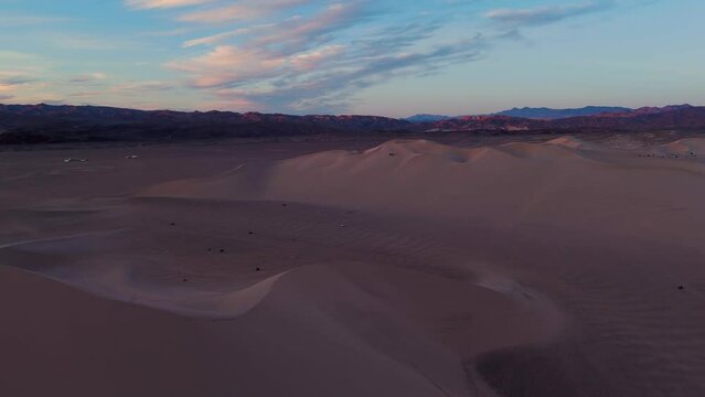 Sand Dunes at Sunset