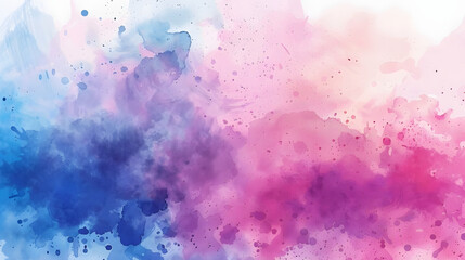 Watercolor background, watercolor art for text and presentations - obrazy, fototapety, plakaty