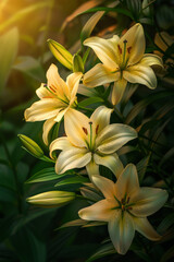 Fototapeta na wymiar The Ethereal Beauty of Lilies
