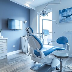 images showcasing the various services offered at the dentist clinic, such as routine check-ups, fillings, crowns, and cosmetic dentistry procedures - obrazy, fototapety, plakaty
