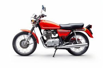 Obraz na płótnie Canvas Motorcycle photo on white isolated background