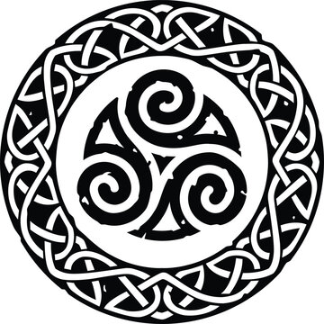 recommend clip art: Celtic Circle or Ring Knot Pattern with Tribal Spirals