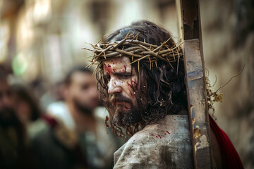 Jesus Christ's Journey Through the Streets of Jerusalem