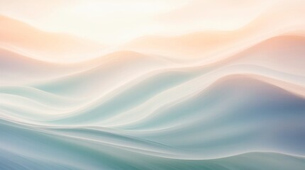 Muted tones of pastel colors glide with a velvety abstract charm  - obrazy, fototapety, plakaty