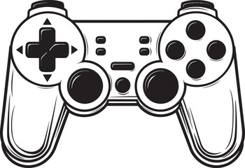 GameGrid Logo Vector Black Controller VirtualVoyage Icon Gaming Logo Design