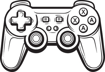 PlayTech Emblem Vector Black Logo Controller GameMaster Icon Futuristic Controller Design